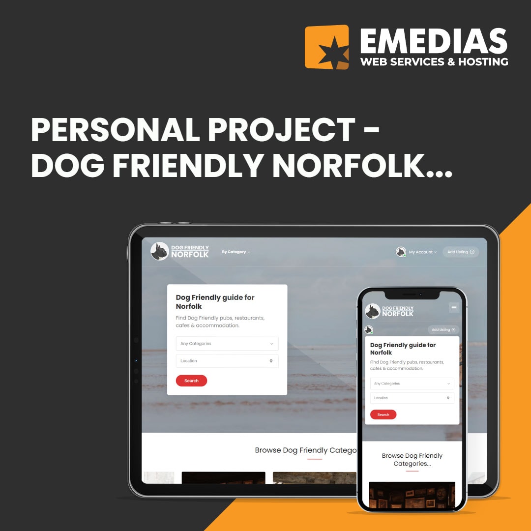 New website for Dog Friendly Norfolk