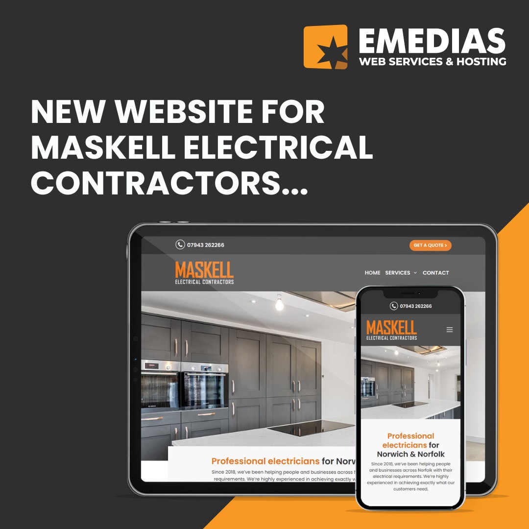 New website for Maskell Electrical Contractors